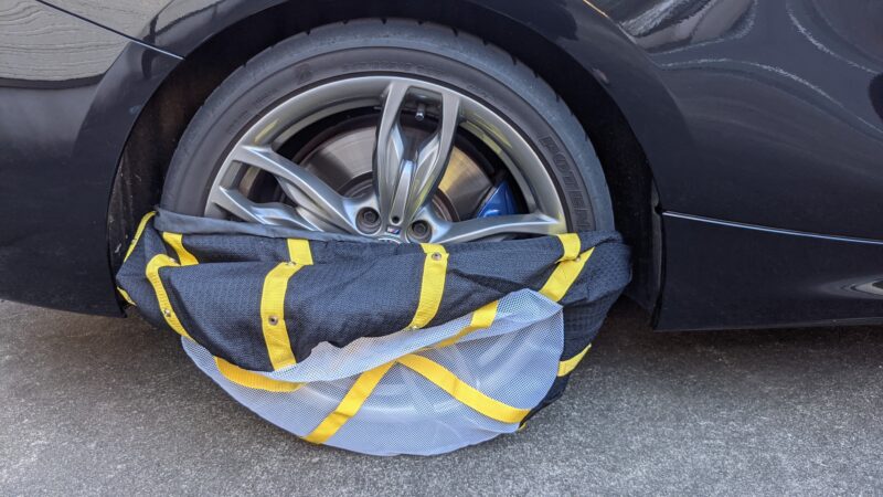 チェーン規制対応の布製タイヤチェーンレアマイスター アイスカバーの紹介です。 | バイクとクルマと・・・